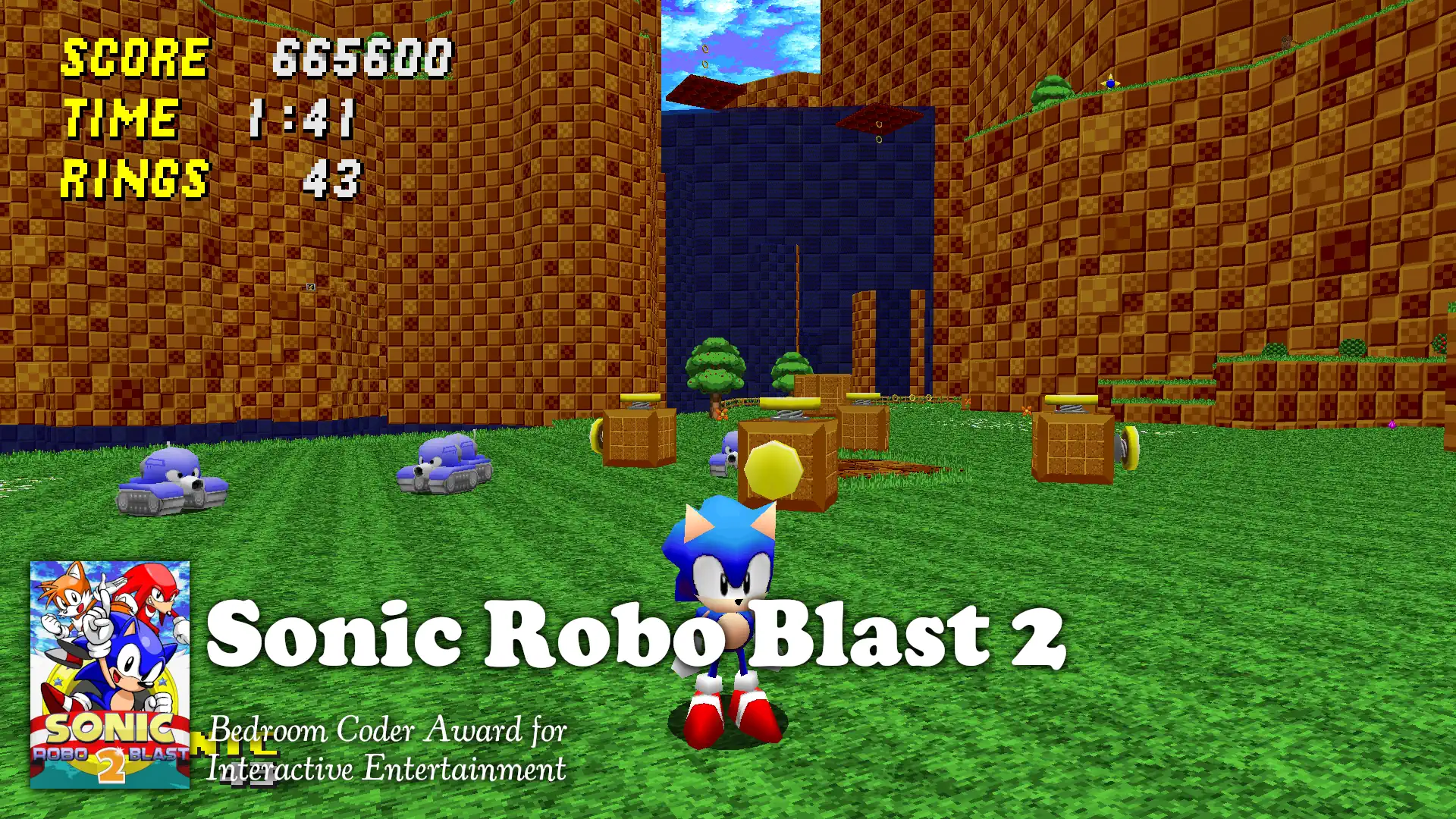 The Bedroom Coder Award for Interactive Entertainment goes to… Sonic Robo Blast 2!