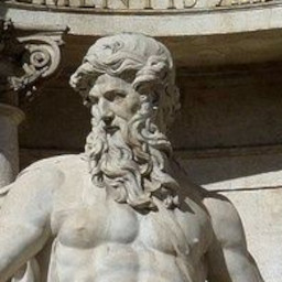 Ancient statue of Ouranos