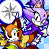 Blaze the Cat and Marine the Raccoon